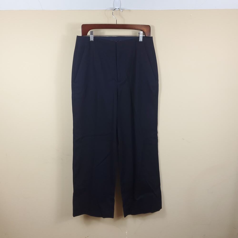 Banana Republic Slim Wide-Leg Honeycomb Cropped Pant Size 10L